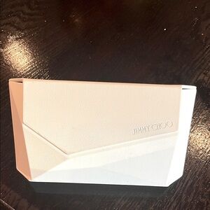 Jimmy Choo Ivory Geometric sunglasses case